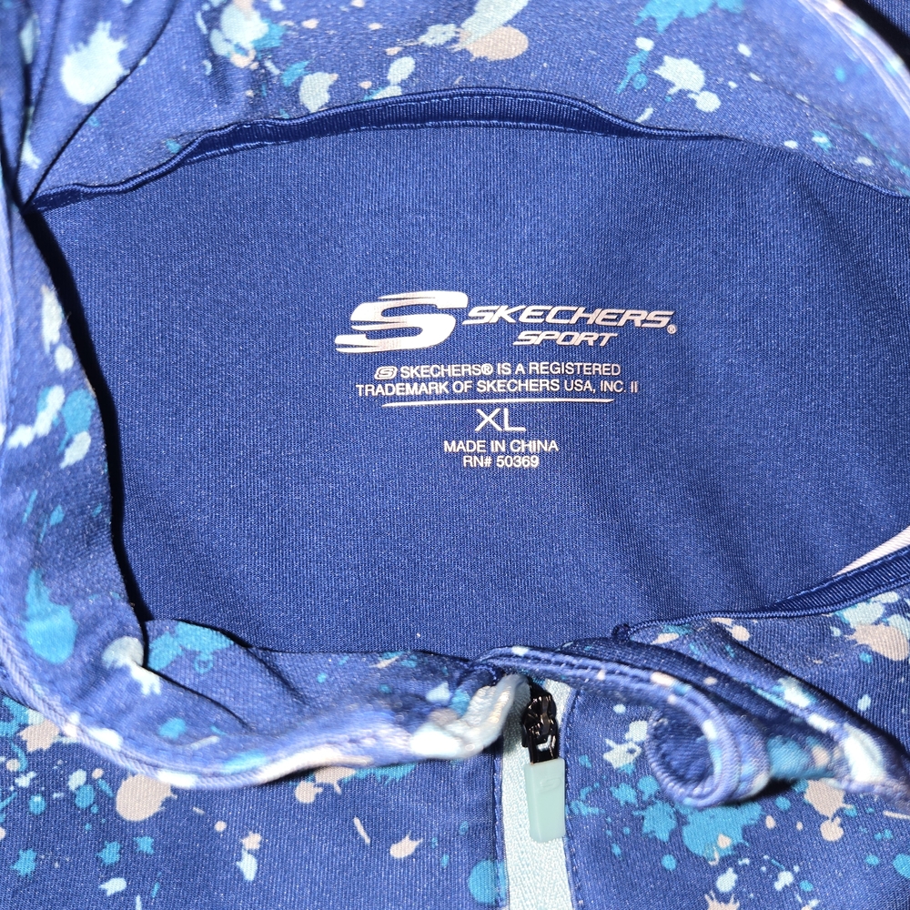 Skechers Women’s XL‎ Blue Jogging Pullover Hoodie Stretch & Pink Performance Tee - Picture 4 of 10